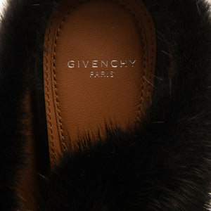 GIVENCHY Mink Fur Sandals Size 5.5 US Made in Italy