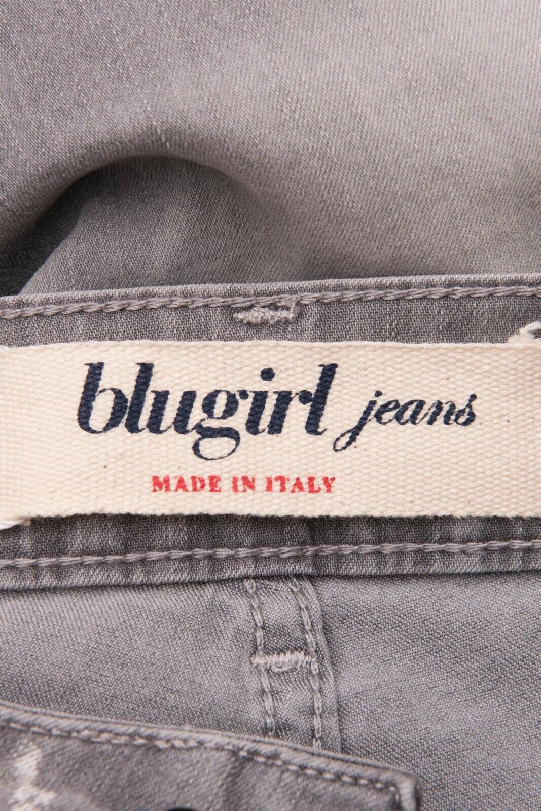 BLUGIRL JEANS Stretch Jeans Size XS Faded Effect Made in Italy