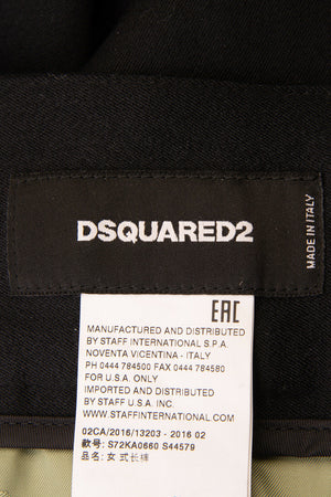 DSQUARED2 Wool Trousers Size 38 Made in Italy