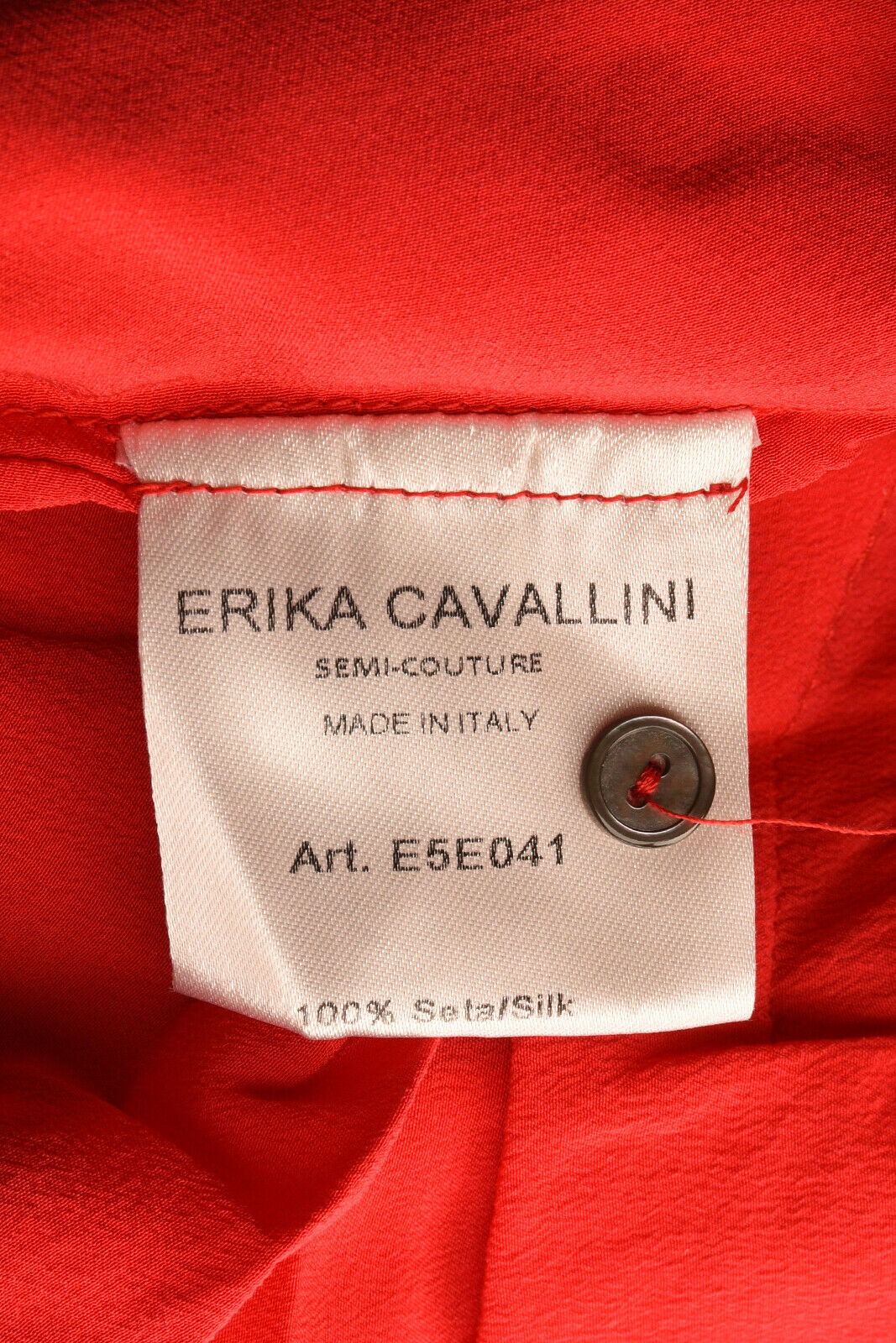 ERIKA CAVALLINI –Silk Cami Size 38 Made in Italy