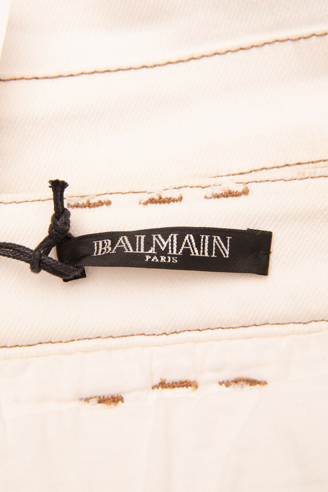 BALMAIN Jeans Size 38 Zipped Cuffs Made in Italy